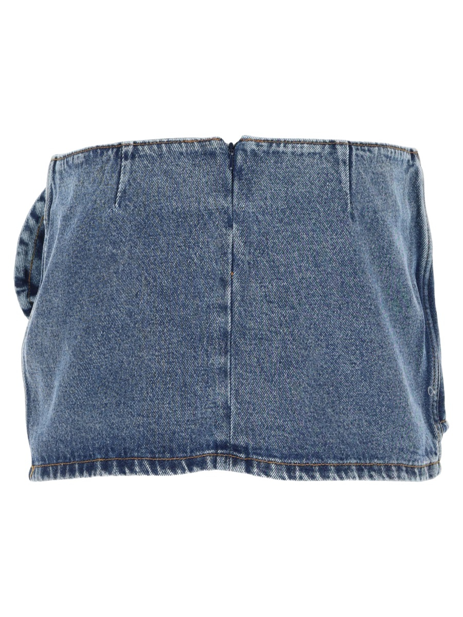 [MAGDA BUTRYM] Mini skirt SS26 148426_DARKBLUE
