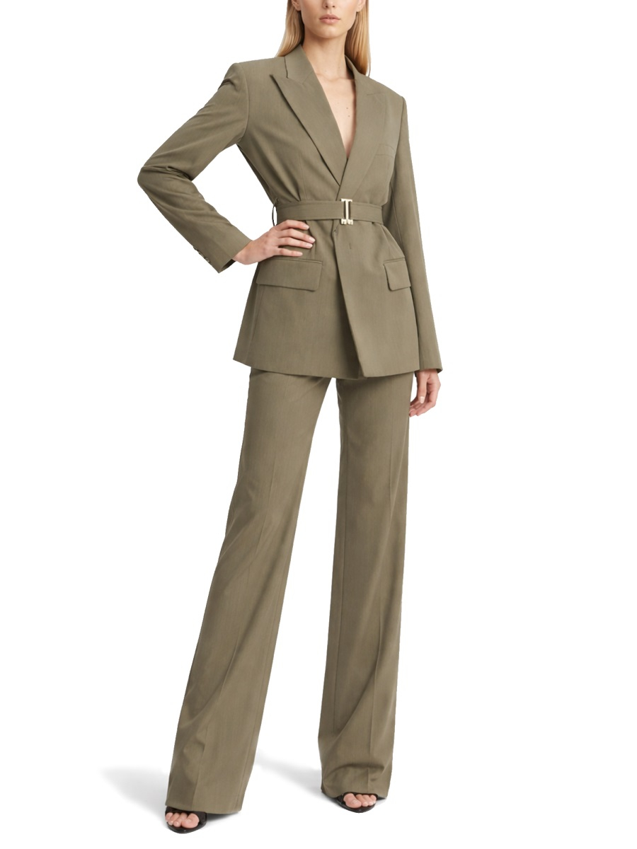 [VICTORIA BECKHAM] Blazer SS26 1126WJK006909A_SAGEMELANGE