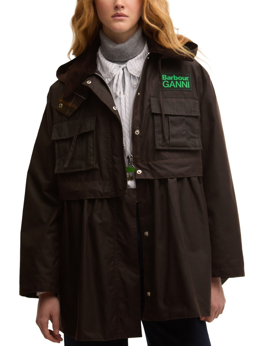 [BARBOUR x GANNI] Down jacket SS26 LWX1523_LWXBR71