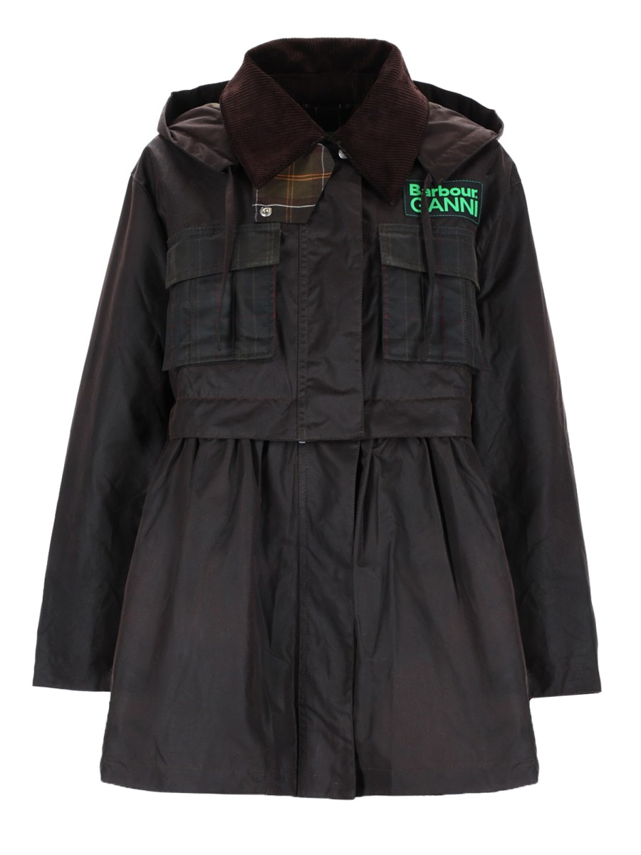 [BARBOUR x GANNI] Down jacket SS26 LWX1523_LWXBR71