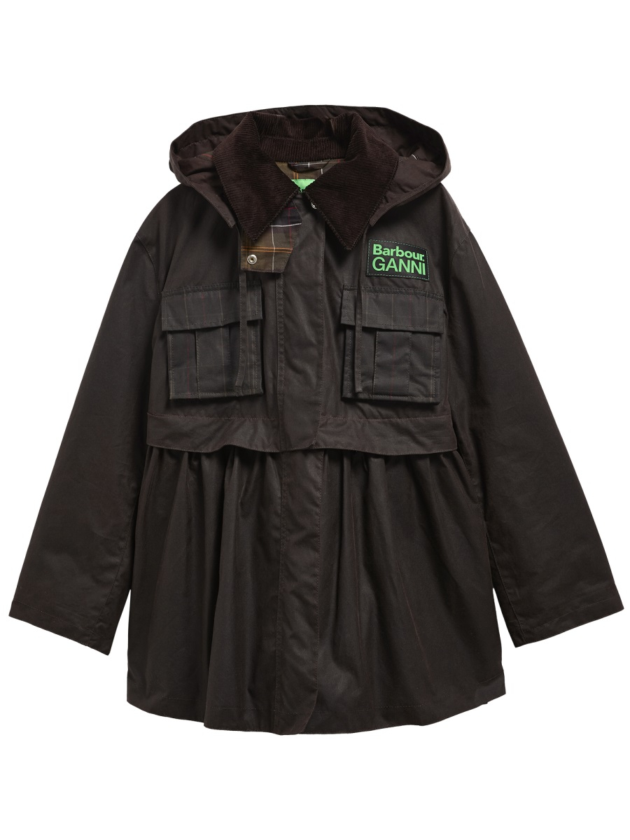 [BARBOUR x GANNI] Down jacket SS26 LWX1523_LWXBR71