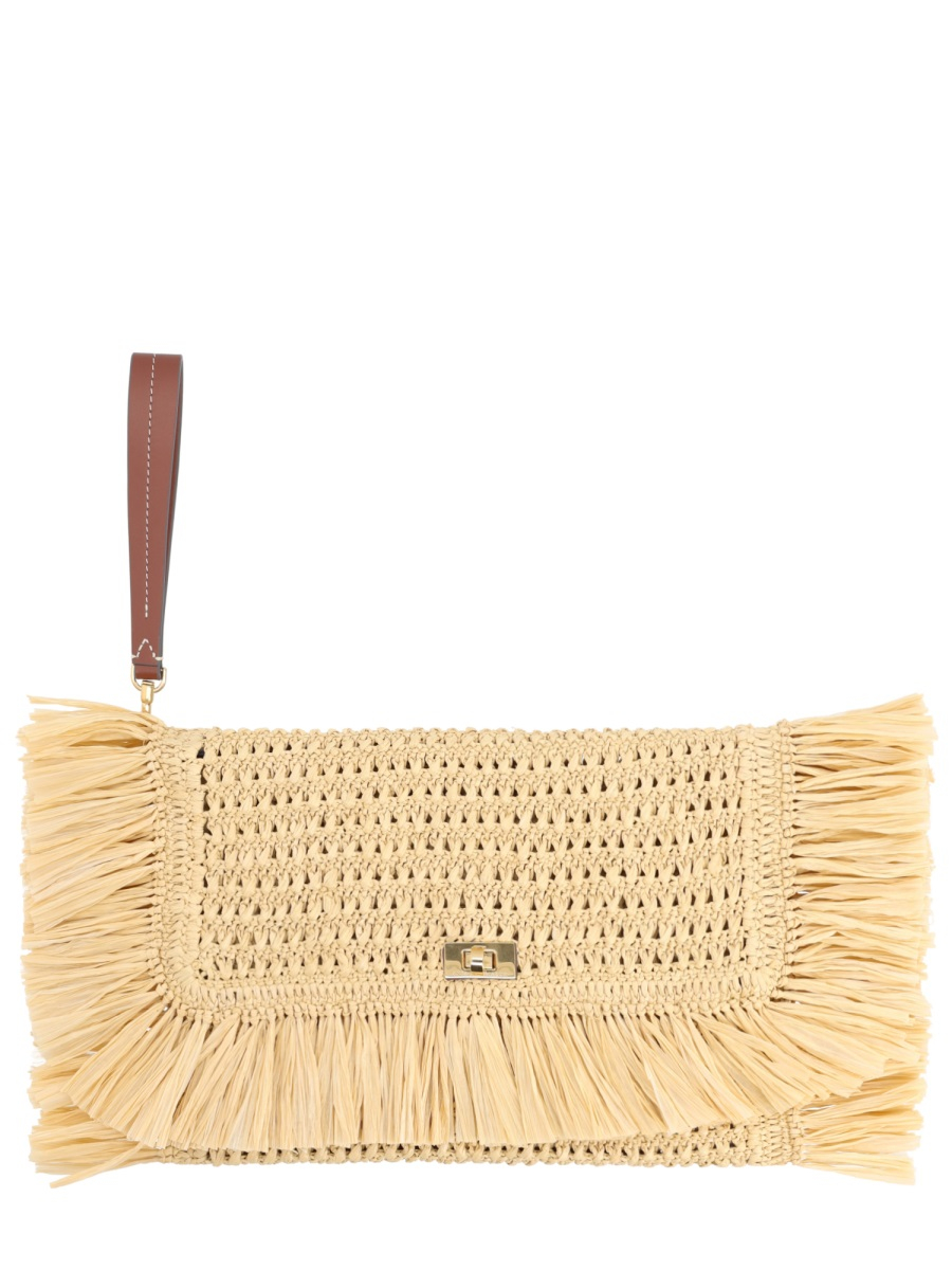 [Anya Hindmarch] Clutch bag SS26 203685_NATURAL