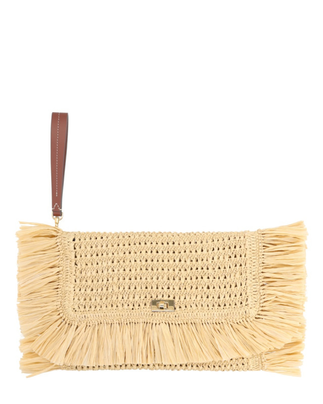 [Anya Hindmarch] Clutch bag SS26 203685_NATURAL