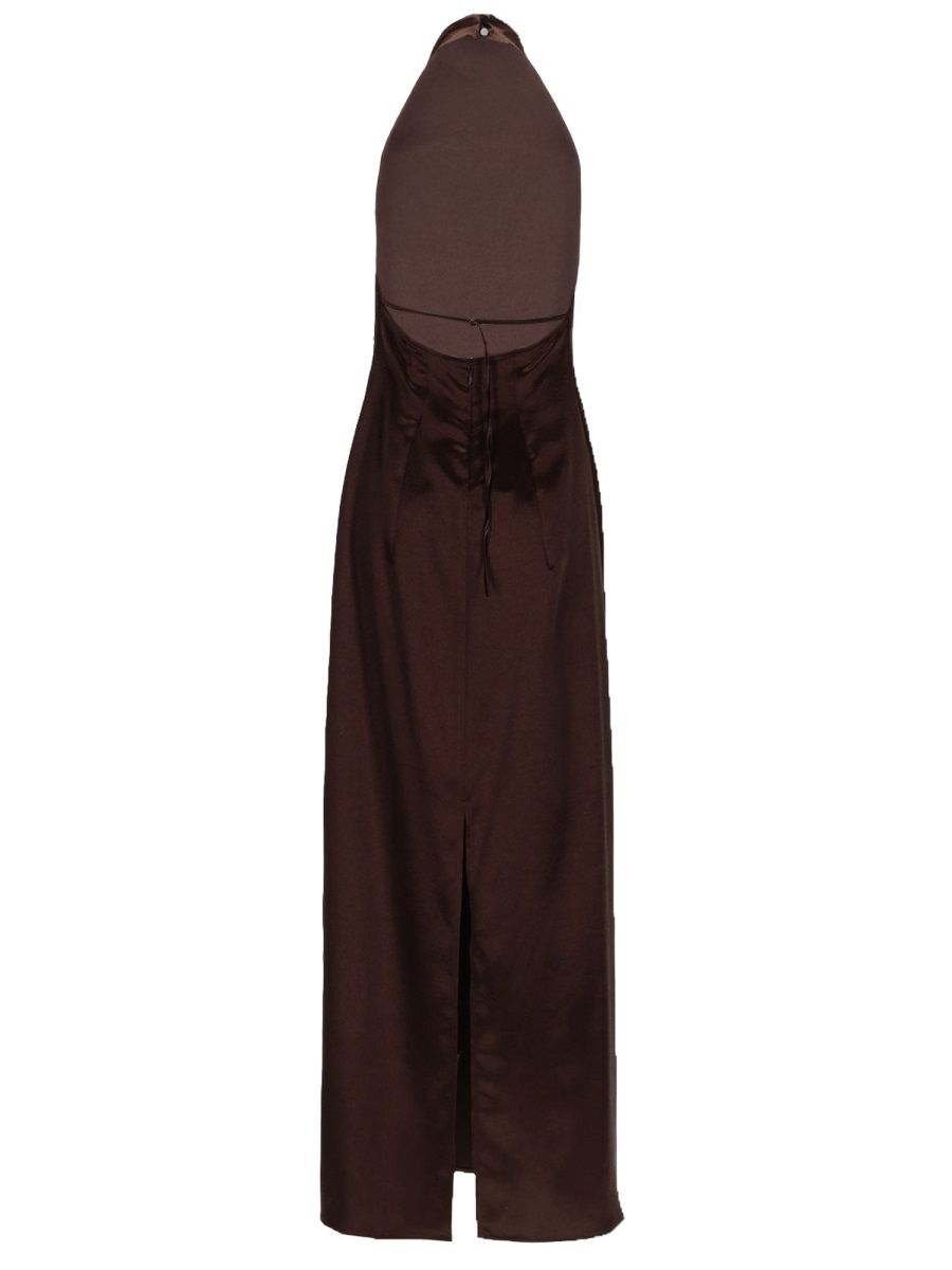 [Alysi] Sleeveless dress SS26 116312_P6061CHOCO