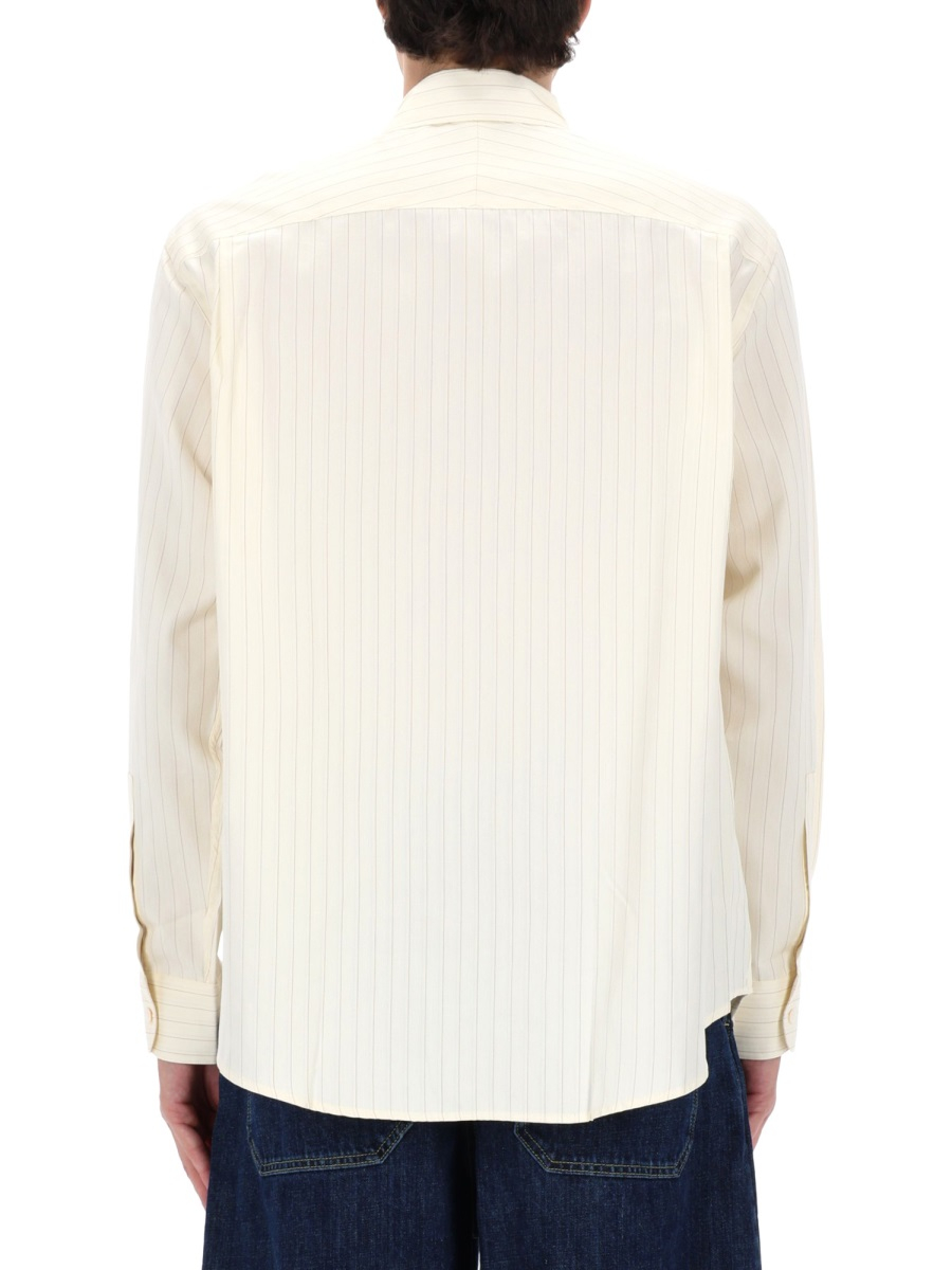 [Studio Nicholson] Shirts Long Sleeve SS26 VIEWSNM-1126_AMBERSTRIPE