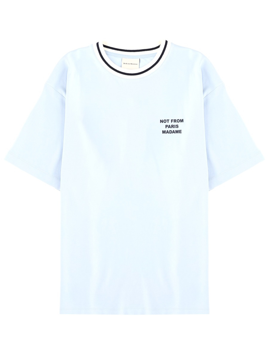 [DROLE DE MONSIEUR] T-shirts Short Sleeve SS26 TS189_CO002LIGHTBLUE