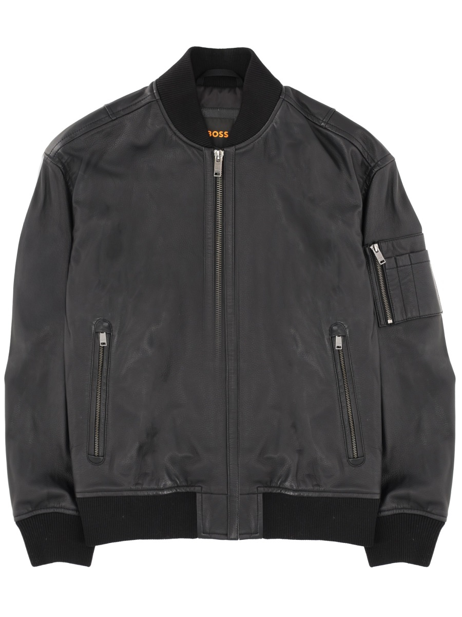 [BOSS] Leather Jacket SS26 50552151_10253444001
