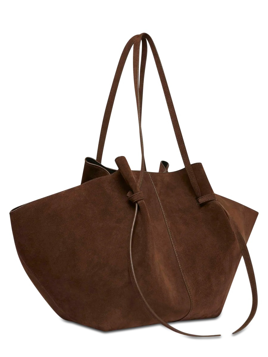 [YUZEFI] Shoulder bag SS26 LARGE-MOCHI-SUEDE_CHOCOLATE