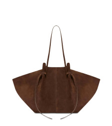 [YUZEFI] Shoulder bag SS26 LARGE-MOCHI-SUEDE_CHOCOLATE