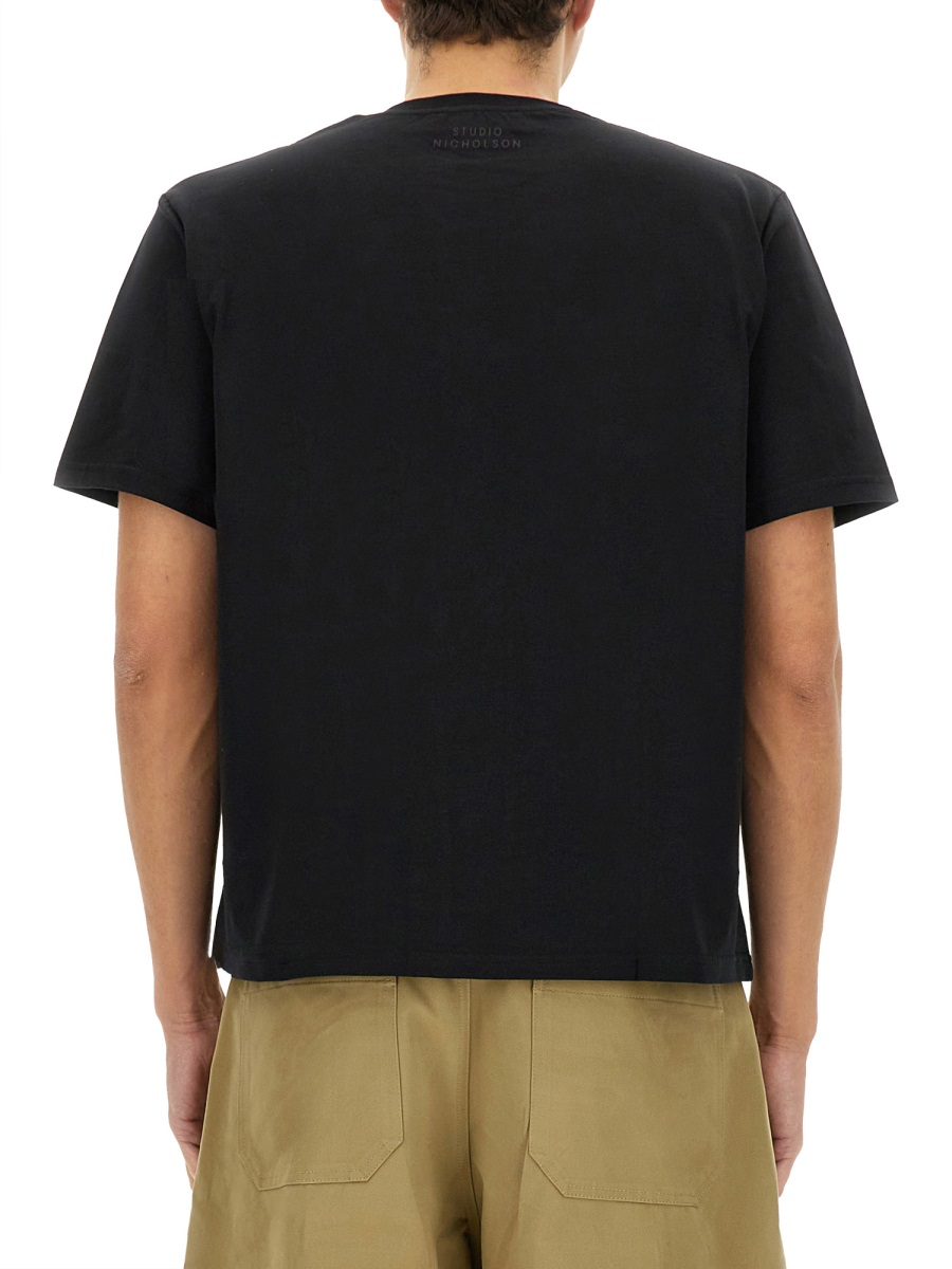 [Studio Nicholson] T-shirts Short Sleeve SS26 BRICSNM-1326_BLACK