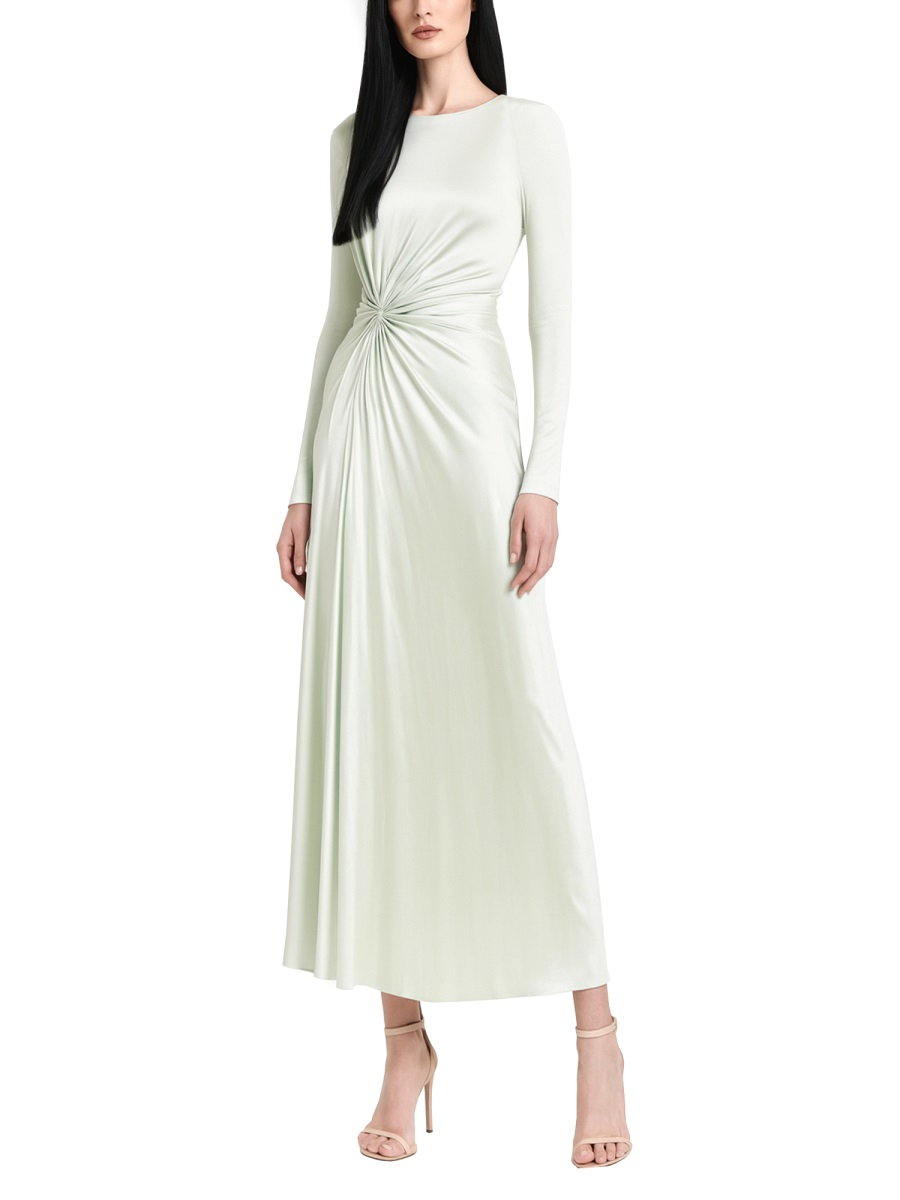 [VICTORIA BECKHAM] Long sleeve dress SS26 1126WDR007087A_ALOE