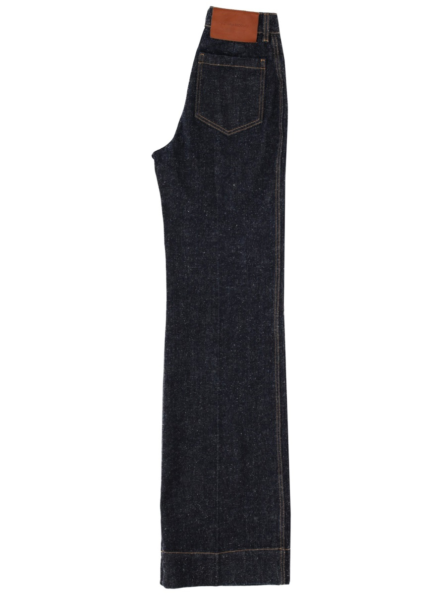 [VICTORIA BECKHAM] Jeans SS26 1126DJE007252A_INDIGO/WHITE