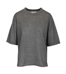 [LouLou De Saison] T-shirts Short Sleeve SS26 NALA 01ANTHRACITE MELANGE