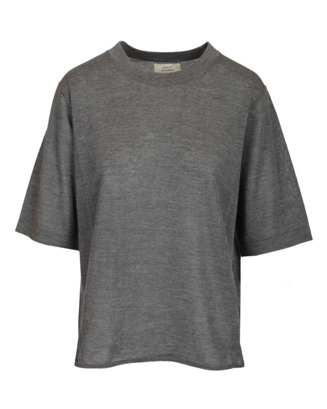 [LouLou De Saison] T-shirts Short Sleeve SS26 NALA 01ANTHRACITE MELANGE