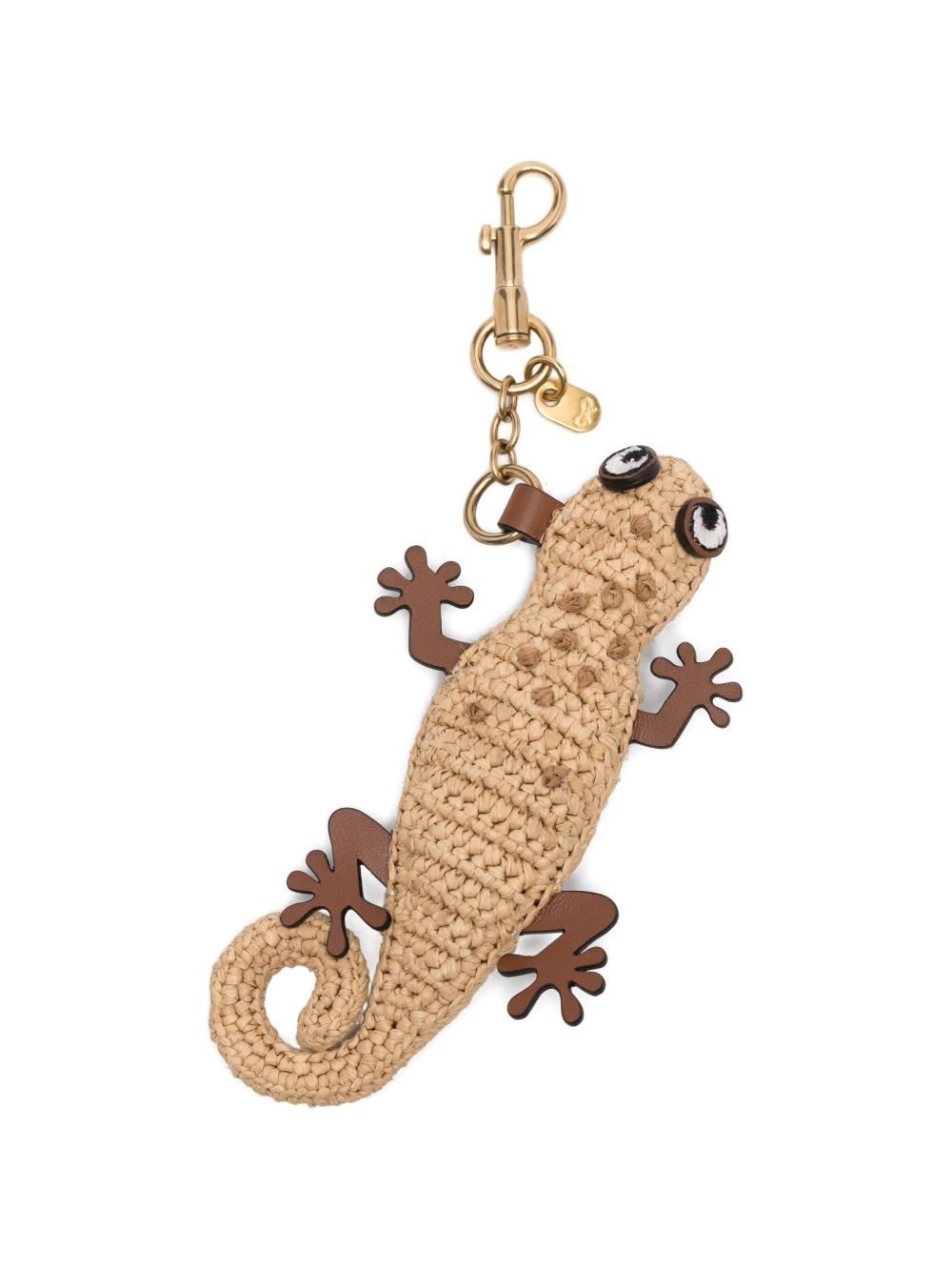 [Anya Hindmarch] Keyring SS26 203791NATURAL