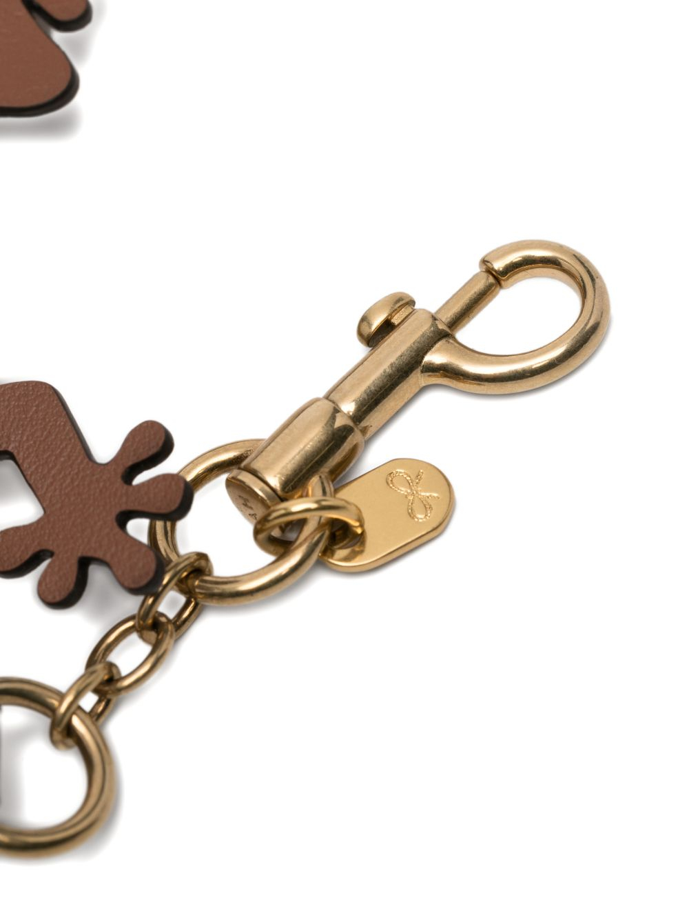 [Anya Hindmarch] Keyring SS26 203791NATURAL