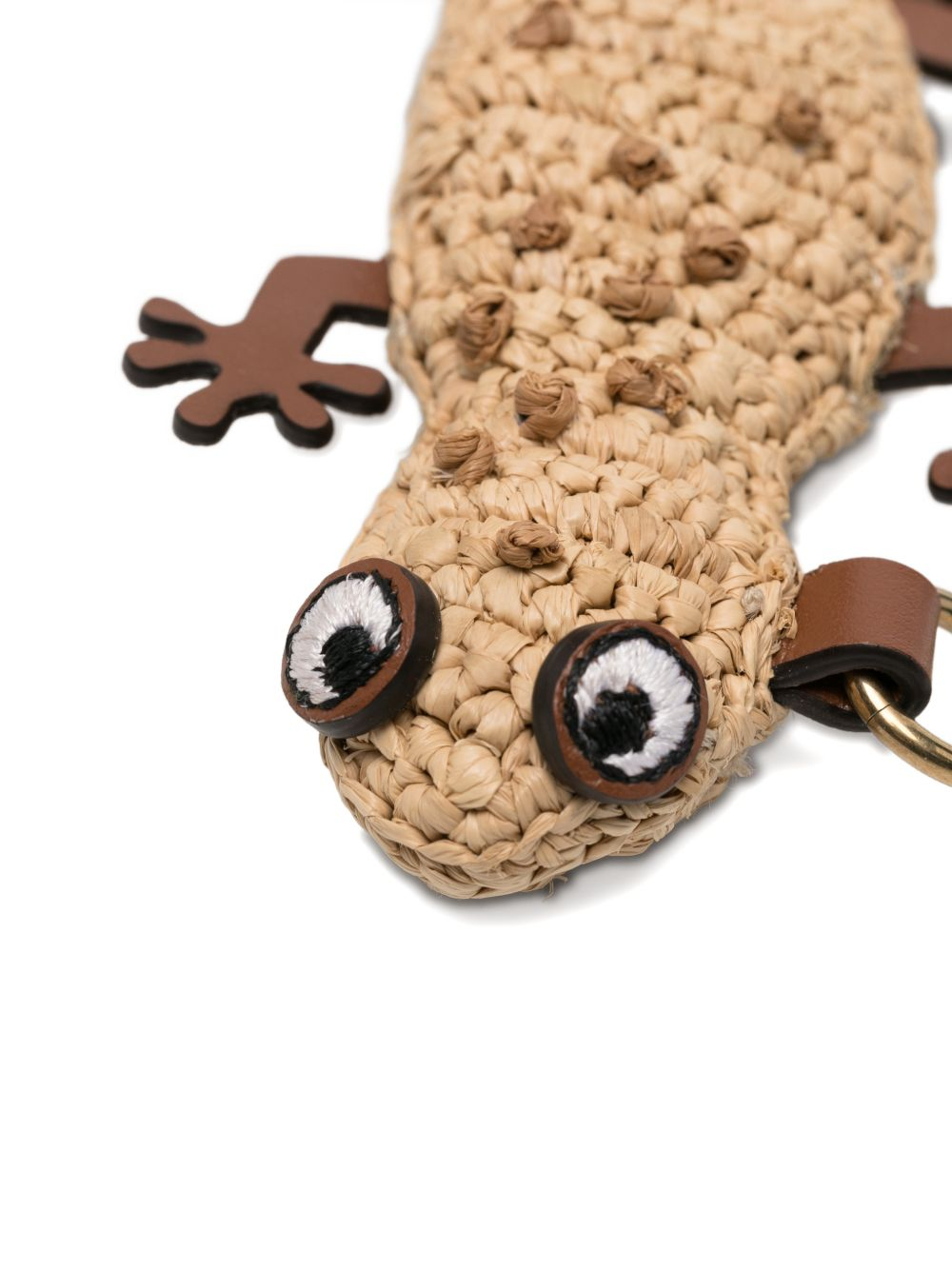 [Anya Hindmarch] Keyring SS26 203791NATURAL