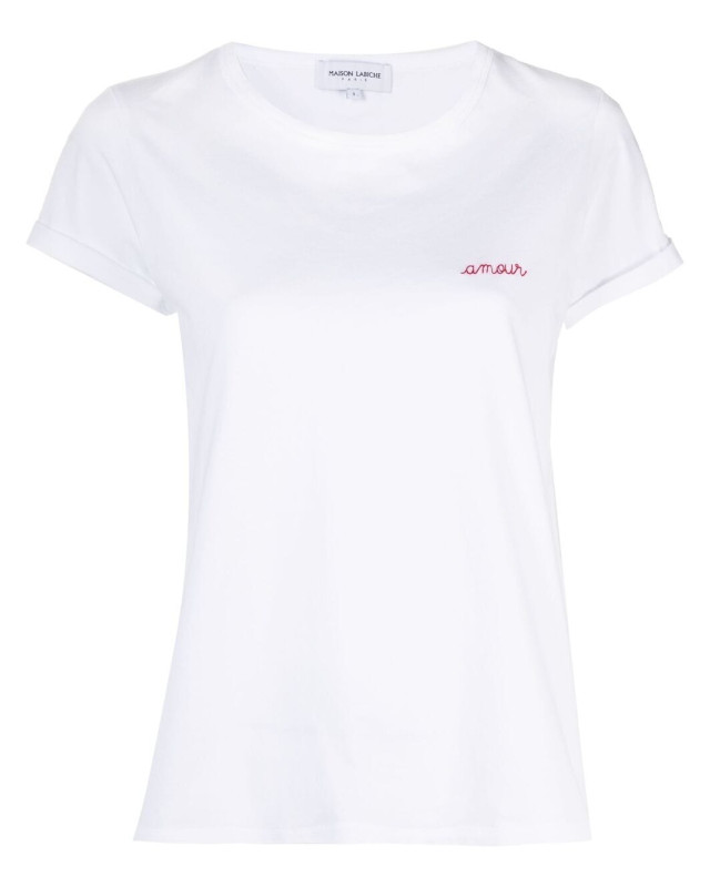 [MAISON LABICHE] T-shirts Short Sleeve SS26 KWTAMOURWHITE