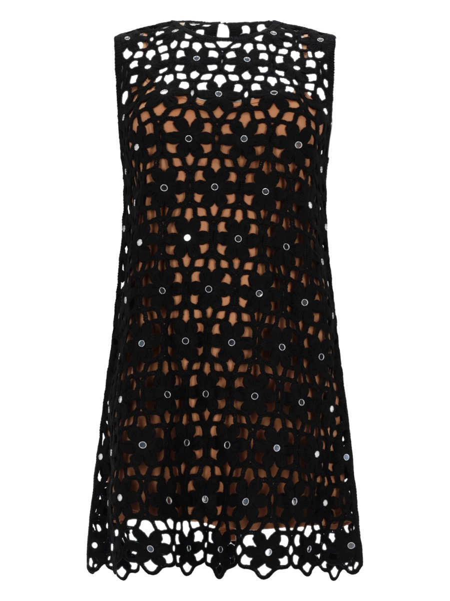 [MICHAEL BY MICHAEL KORS] Sleeveless dress SS26 MS683CWKNE_001BLACK