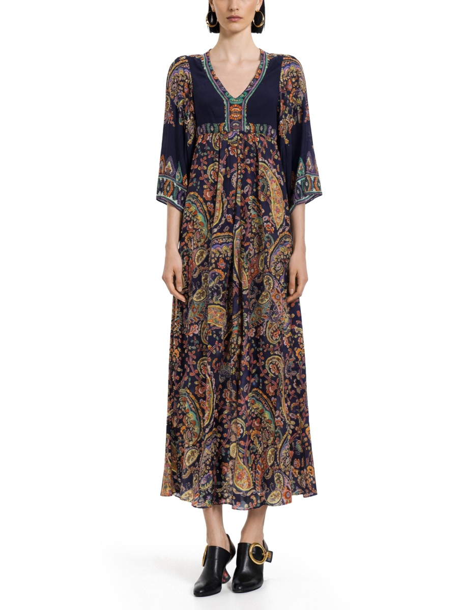 [Etro] Long sleeve dress SS26 WRHA0180_99SP4J0X0883