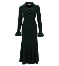[Self-portrait] Long sleeve dress SS26 RS26-138MA-G_GREEN