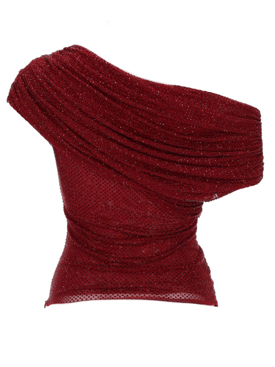 [Self-portrait] Tank top SS26 RS26-002TA-BU_BURGUNDY