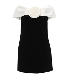 [Self-portrait] Short sleeve dress SS26 RS26-180S-B_BLACK