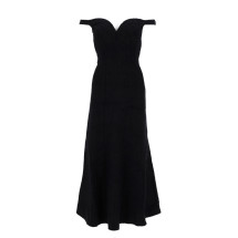 [Self-portrait] Sleeveless dress SS26 RS26-075M-B_BLACK