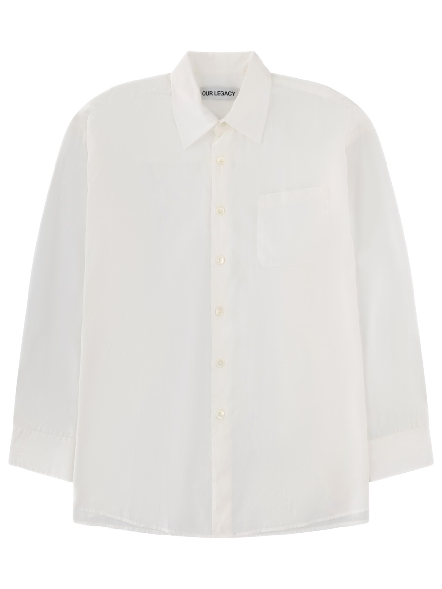 [Our Legacy] Shirts Long Sleeve SS26 M2262BCW_CLOUDWHITESILCOTWEAVE