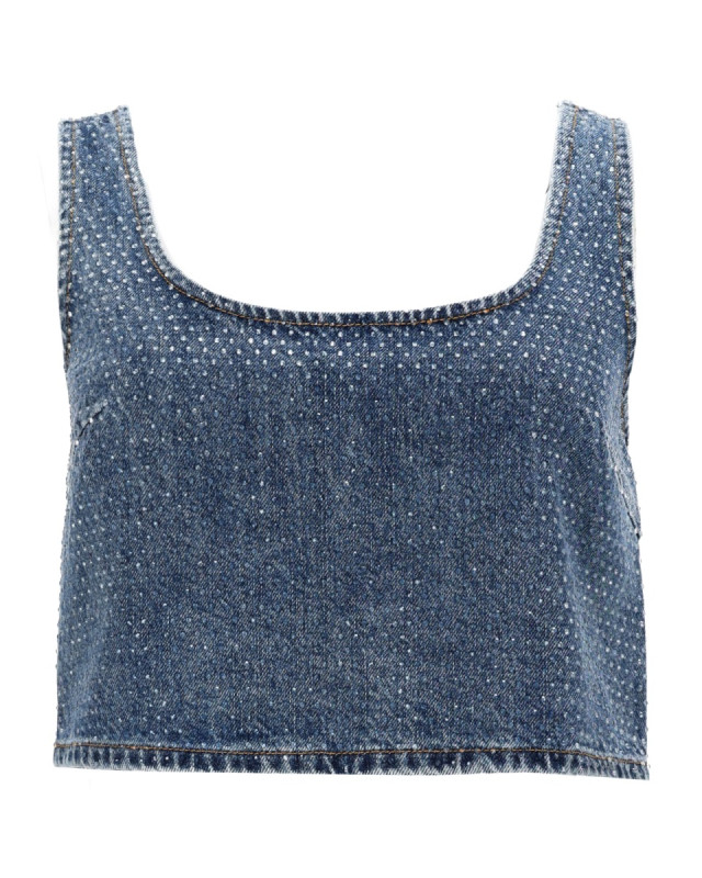 [Self-portrait] Tank top SS26 RS26-826T-BL_BLUE