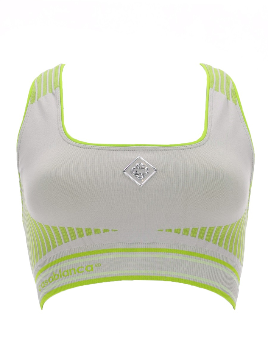 [Casablanca] Sports Top SS26 W-SP26-ACT-057_01GREY/LIME