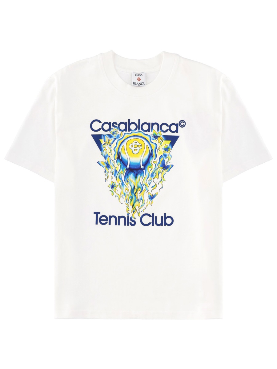 [Casablanca] T-shirts Short Sleeve SS26 W-SP26-JTS-046_02TENNISCLUBICON