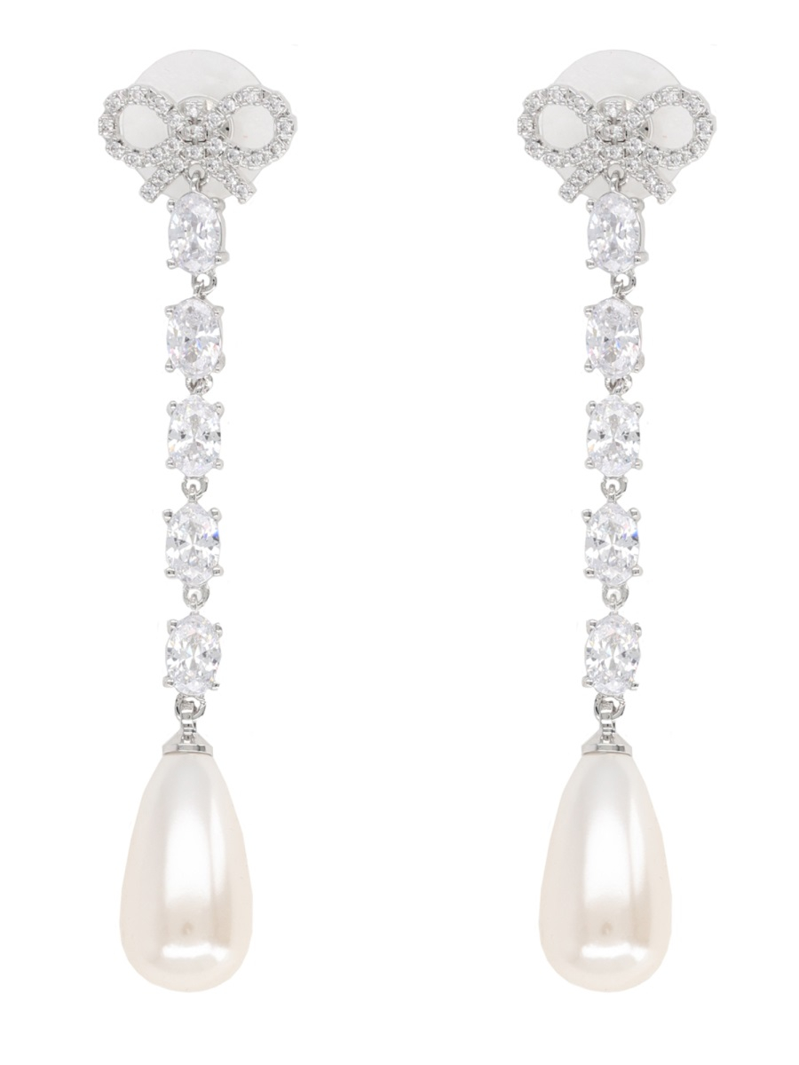 [Self-portrait] Earring SS26 RS26-609E-SL_SILVER