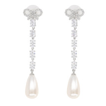 [Self-portrait] Earring SS26 RS26-609E-SL_SILVER
