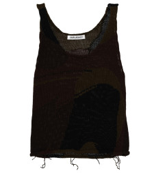 [Our Legacy] Tank top SS26 W2263SO_CAMOCOTTONRAFIA