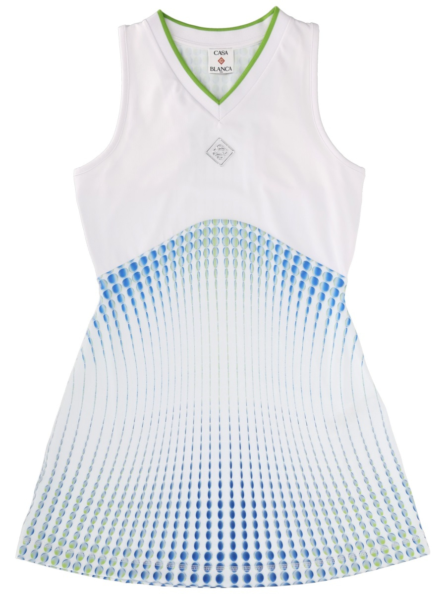 [Casablanca] Sleeveless dress SS26 W-SP26-JDR-020_02DOTS