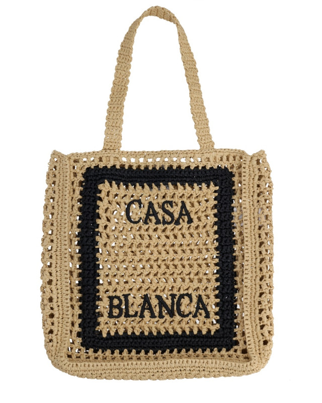 [Casablanca] Tote bag SS26 A-SP26-BAG-175_01NATURAL