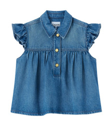 [GANNI] Shirts Sleeveless SS26 A1040047_091