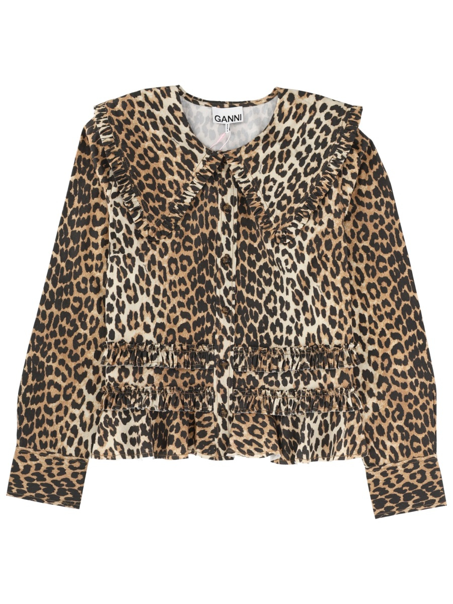 [GANNI] Shirts Long Sleeve SS26 A1040119_859