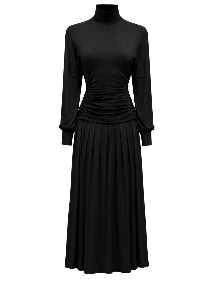 [GANNI] Long sleeve dress SS26 A1030247_099