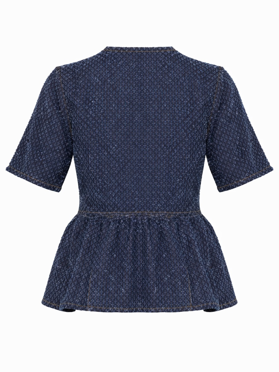 [GANNI] Blouse SS26 A1040088_077