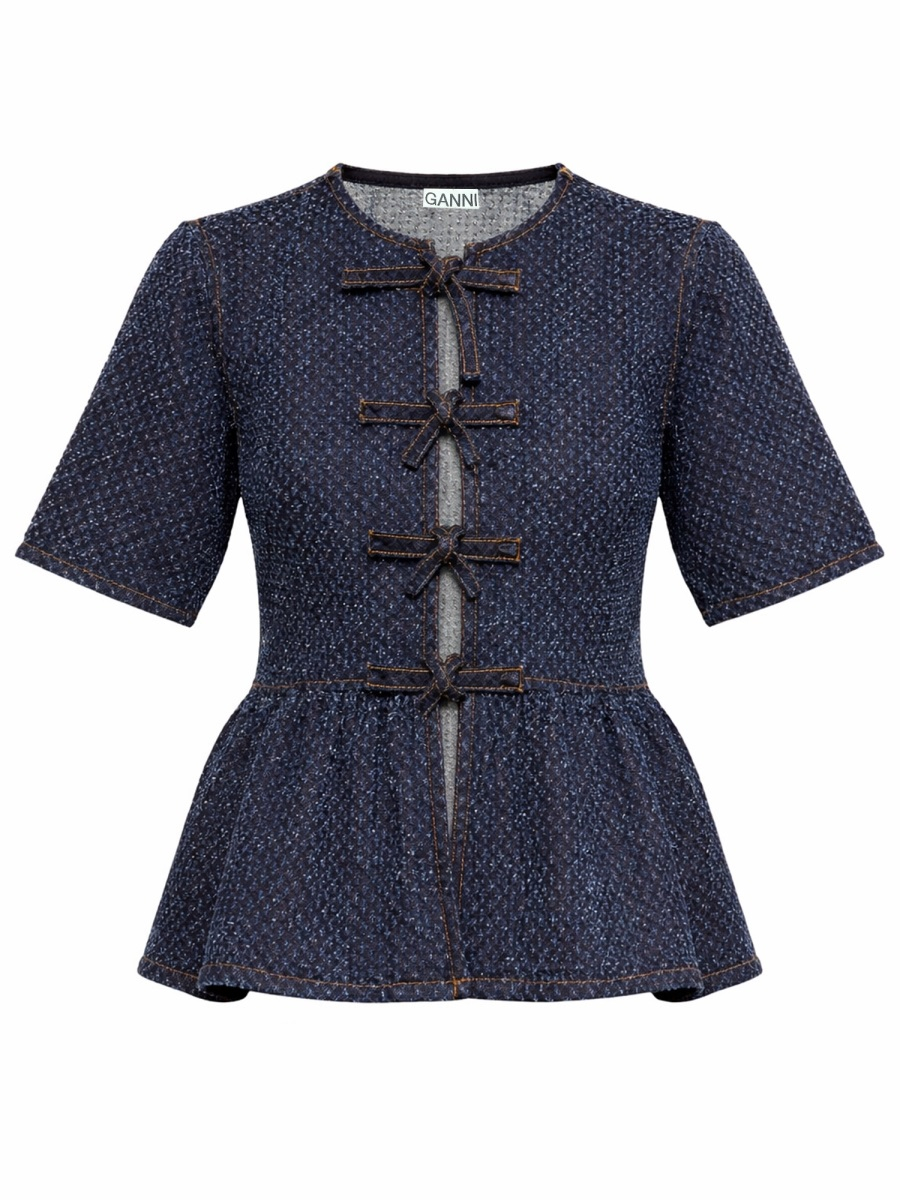 [GANNI] Blouse SS26 A1040088_077