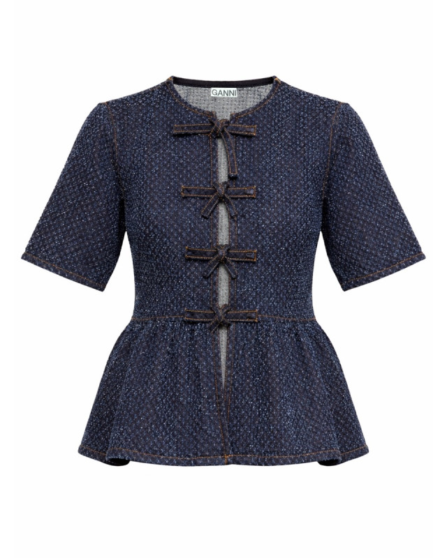 [GANNI] Blouse SS26 A1040088_077