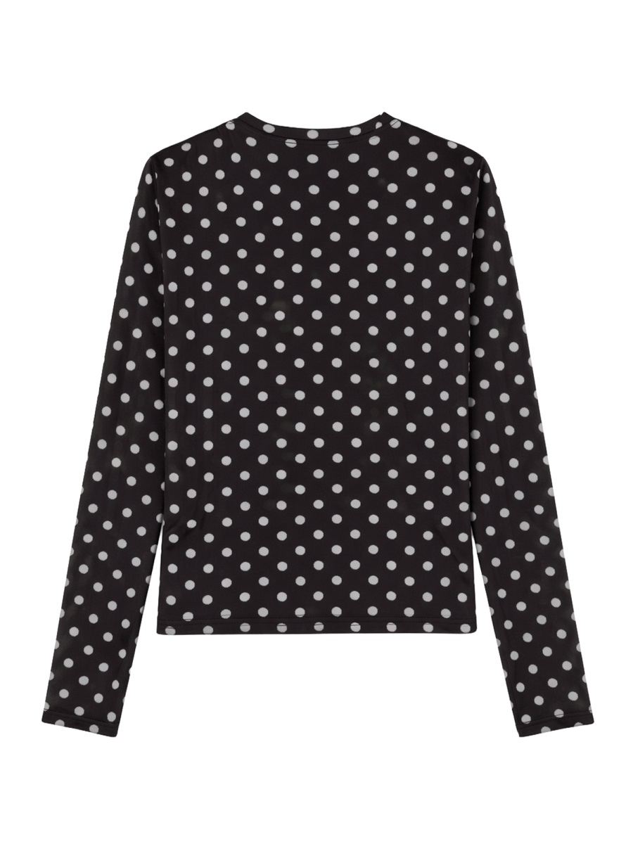[GANNI] T-shirts Long Sleeve SS26 A1040076_099