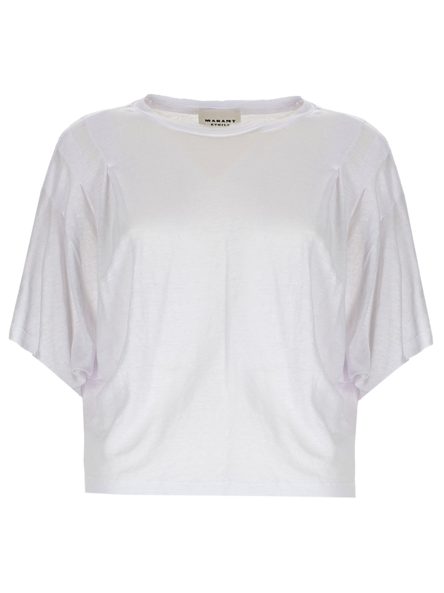 [Marant Etoile] T-shirts Short Sleeve SS26 TS0048FB_B1N17E20WH