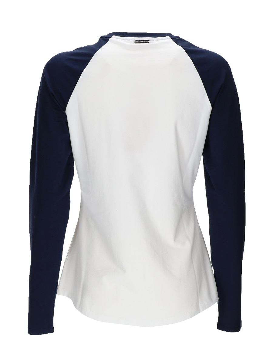 [MICHAEL BY MICHAEL KORS] T-shirts Long Sleeve SS26 MR651WUANU_409MIDNIGHTBLUE
