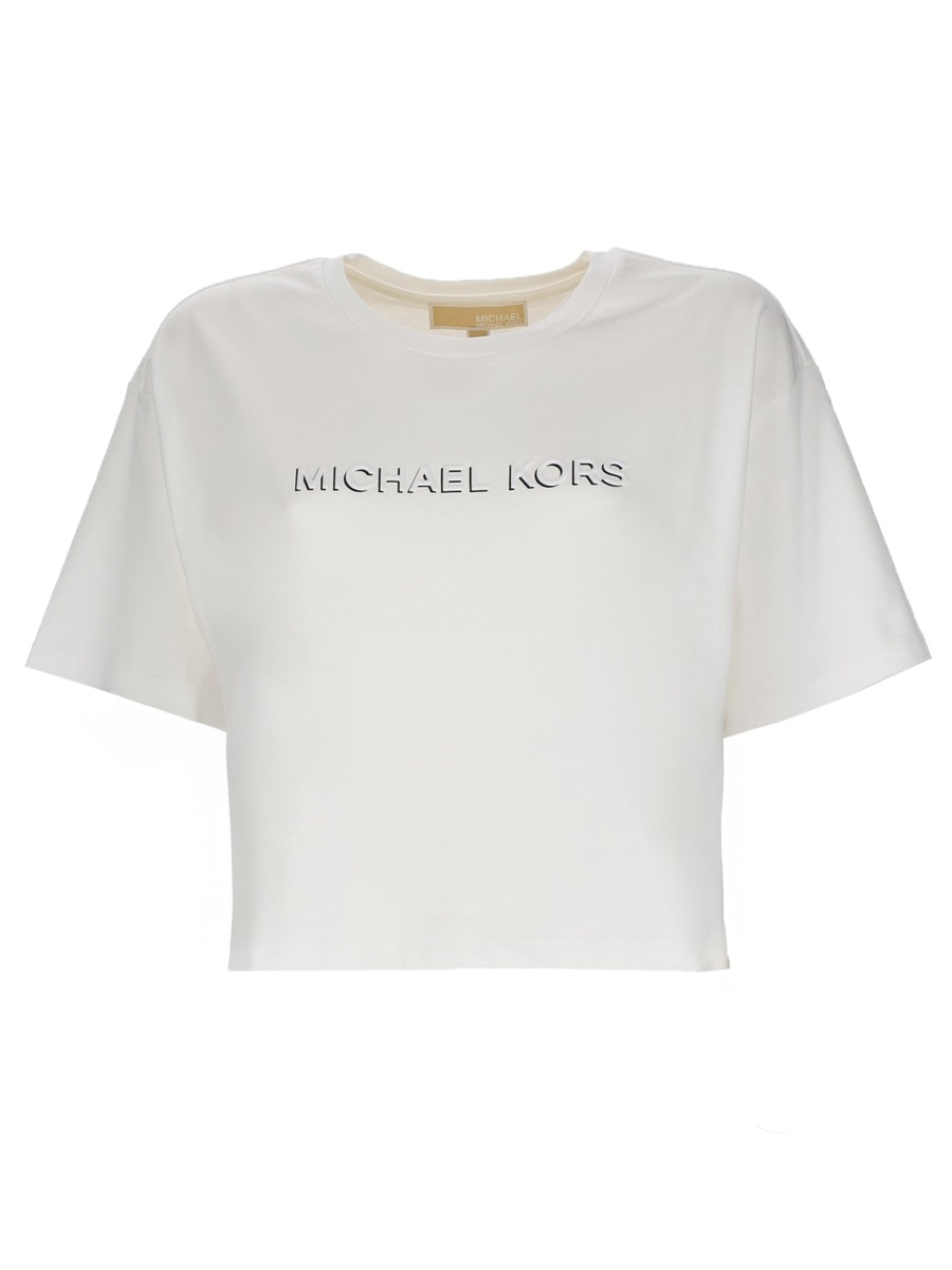 [MICHAEL BY MICHAEL KORS] T-shirts Short Sleeve SS26 MR651Z797J_100WHITE
