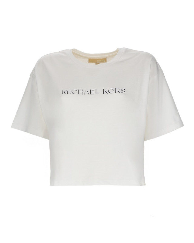 [MICHAEL BY MICHAEL KORS] T-shirts Short Sleeve SS26 MR651Z797J_100WHITE