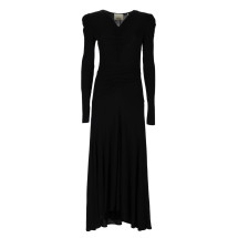 [Isabel Marant] Long sleeve dress SS26 RO1040FA_D1K02I01BK