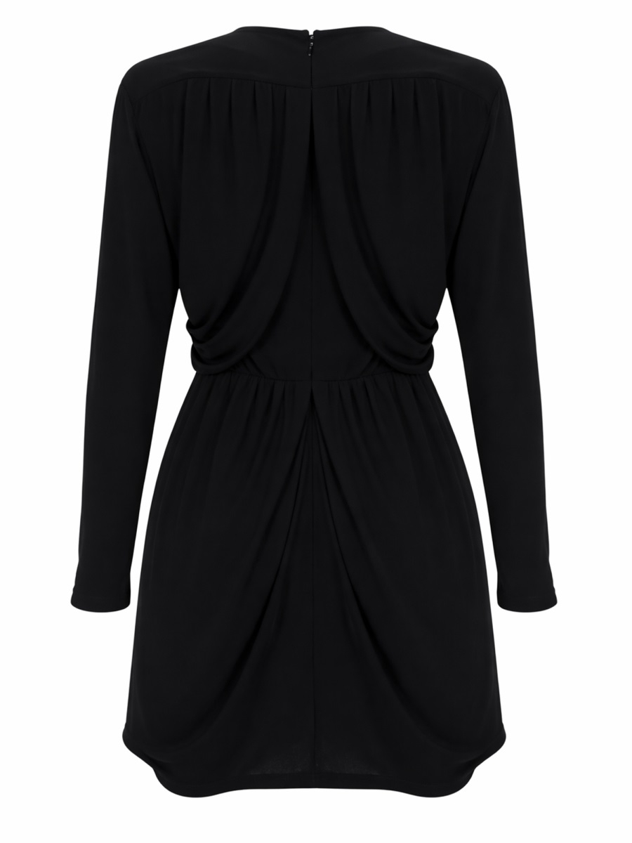 [Isabel Marant] Long sleeve dress SS26 RO1041FA_D1K02I01BK
